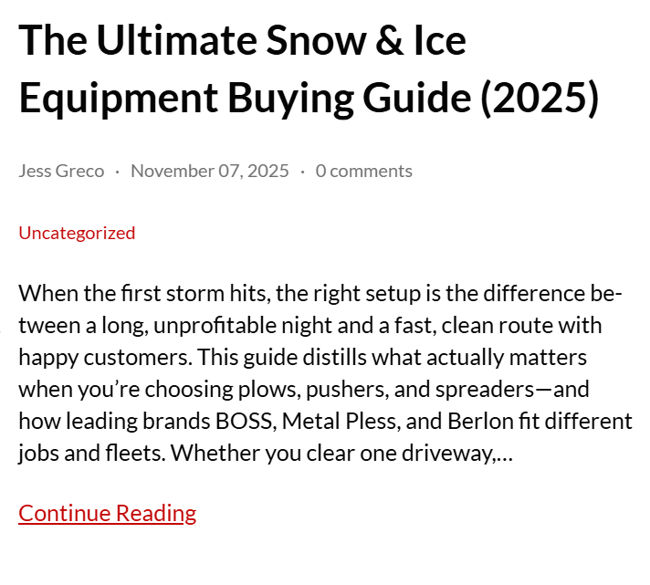 Current articles, buying guides, 